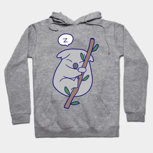 Kawaii Sleeping Koala Hoodie